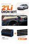 Seat Cordoba (1998-2001) Compatible Glove Box Cover + Leather Trunk Bag + Sticker Set - Se002