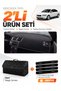 Volvo S40 (2008-2012) Compatible Glove Box Cover + Leather Trunk Bag + Sticker Set - Vo002