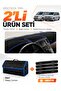 Volkswagen Transporter T5 Double Cab (2003-2016) Compatible Glove Box Cover + Leather Bag Set - Vw027-1
