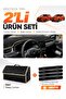 Renault Clio 5 (2019-2026) Compatible Glove Box Cover + Leather Trunk Bag + Sticker Set - Re019