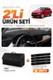 Skoda Kamiq (2020-2025) Compatible Dashboard Cover + Leather Trunk Bag + Sticker Set - Sk005