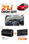 Mazda 323 Fami̇li̇a Covered (1994-1998) Compatible Glove Box Cover + Leather Trunk Bag Set - Ma003