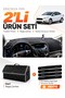 Ford Focus 3.5 Sedan (2014-2018) Compatible Dashboard Cover + Leather Trunk Bag + Sticker Set - Fo012