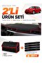 Seat Ibiza (2017-2021) Compatible Glove Box Cover + Leather Trunk Bag + Sticker Set - Se009 - 2