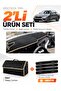 Skoda Octavia (2020-2025) Compatible Dashboard Cover + Leather Trunk Bag + Sticker Set - Sk014