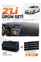 Mazda 6 (2007-2013) Compatible Dashboard Cover + Leather Trunk Bag + Sticker Set - Ma007