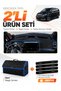 Mercedes Vi̇to W114 Tourer (2025-Onwards) Compatible Torpedo Cover + Leather Luggage Bag Set - Mb027