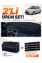 Glove Box Cover + Leather Luggage Bag Set Compatible with Ford C-Max (2003-2010) Long Cover - Fo002