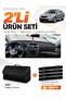 Skoda Octavia (2009-2012) Compatible Dashboard Cover + Leather Trunk Bag + Sticker Set - Sk009