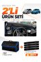 Renault Zoe (2012-2024) Compatible Dashboard Cover + Leather Trunk Bag + Sticker Set - Re051