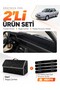 Renault 9 Broadway (1985-2000) Compatible Glove Box Cover + Leather Trunk Bag + Sticker Set - Re003