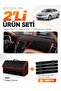 Hyundai Sonata (2009-2015) Compatible Torpedo Cover + Leather Trunk Bag + Sticker Set - Hu031