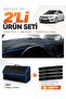 Ford Focus 2.5 Hatchback Covered (2008-2011) Compatible Glove Box Cover + Leather Trunk Bag Set - Fo011