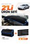 Renault Laguna 3 (2007-2015) Compatible Glove Box Cover + Leather Trunk Bag + Sticker Set - Re034