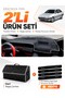 Fiat Tempra (1992-1997) Analog Console Compatible Dashboard Cover + Leather Trunk Bag Set - Fi020