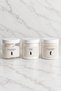 Plastic Amber Jar with Cotton Label Bathroom Organizer Cotton Jar - 3