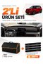 Citroen C3 Aircross (2017-2021) Compatible Glove Box Cover + Leather Trunk Bag + Sticker Set - Ci019