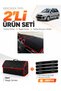 Glove Box Cover + Leather Luggage Bag + Sticker Set Ford Fusion (2009-2012) Compatible - Fo038