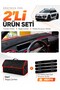Citroen Cactus (2014-2017) Compatible Dashboard Cover + Leather Trunk Bag + Sticker Set - Ci017