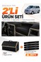 Glove Box Cover + Leather Luggage Bag Set Volkswagen Transporter T4 (1990-2003) Compatible - Vw026