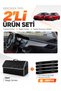 Opel Corsa F (2019-2026) Compatible Glove Box Cover + Leather Trunk Bag + Sticker Set - Op020