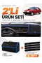 Skoda Favorit (1987-1995) Compatible Dashboard Cover + Leather Trunk Bag + Sticker Set - Sk003