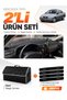 Glove Box Cover + Leather Trunk Bag + Sticker Set Compatible with Opel Vectra a (1988-1995) - Op014