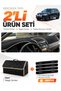 Dashboard Cover + Leather Trunk Bag + Sticker Set Compatible with Volkswagen Touareg (2002-2010) - Vw025