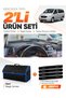 Mercedes Vi̇to W639 (2003-2014) Compatible Torpedo Cover + Leather Luggage Bag + Sticker Set - Mb025