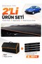 Toyota Carina E T190 Airbagli (1992-1997) Compatible Dashboard Cover + Leather Trunk Bag Set - To010 - 2