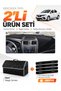 Glove Box Cover + Leather Trunk Bag Set Renault Symbol Long Type.2 (2013-2021) Compatible - Re016