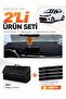 Kia Picanto (2017-2025) Compatible Glove Box Cover + Leather Trunk Bag + Sticker Set - Ki010