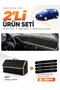 Volkswagen Polo Classic (1997-2001) Compatible Dashboard Cover + Leather Trunk Bag Set - Vw018 - 2