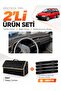 Suzuki Swi̇ft (1988-1994) Compatible Glove Box Cover + Leather Trunk Bag + Sticker Set - Sz002