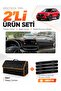 Hyundai Tucson (2018-2021) Compatible Glove Box Cover + Leather Trunk Bag + Sticker Set - Hu036