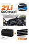 Karsan Jest (2013-2020) Compatible Torpedo Cover + Leather Luggage Bag + Sticker Set