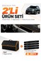 Daci̇a Duster 3 Generation (2024-2026) Compatible Glove Box Cover + Leather Trunk Bag + Sticker Set - Da011