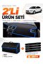 Volvo S40 (2008-2012) Compatible Glove Box Cover + Leather Trunk Bag + Sticker Set - Vo002