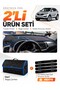 Kia Sportage (2010-2016) Compatible Torpedo Cover + Leather Luggage Bag + Sticker Set - Ki022