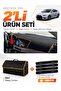 Mitsubishi Lancer (2007-2015) Compatible Torpedo Cover + Leather Trunk Bag + Sticker Set - Mi014