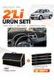Suzuki Sx-4 (2006-2014) Compatible Dashboard Cover + Leather Trunk Bag + Sticker Set - Sz001