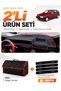 Glove Box Cover + Leather Trunk Bag Set Fiat Tipo (1992-1997) Analog Console Compatible - Fi020