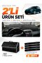 Fiat Punto Grande (2005-2018) Compatible Dashboard Cover + Leather Trunk Bag + Sticker Set - Fi016