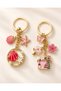 Set of 2 Women's Keychains and Bag Charms |   Stylish Figurine Bag Ornament and Accessory