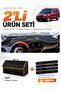 Fiat Doblo (2015-2023) Compatible Dashboard Cover + Leather Trunk Bag + Sticker Set - Fi009