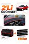 Volkswagen Jetta (1991-1997) Compatible Dashboard Cover + Leather Trunk Bag + Sticker Set - Vw008