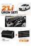 Peugeot 308 (2008-2014) Compatible Dashboard Cover + Leather Trunk Bag + Sticker Set - Pe013