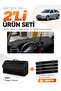 Seat Ibiza (1998-2001) Compatible Glove Box Cover + Leather Trunk Bag + Sticker Set - Se002