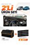 Renault Zoe (2012-2024) Compatible Dashboard Cover + Leather Trunk Bag + Sticker Set - Re051
