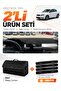 Seat Toledo (2013-2017) Compatible Glove Box Cover + Leather Trunk Bag + Sticker Set - Se007